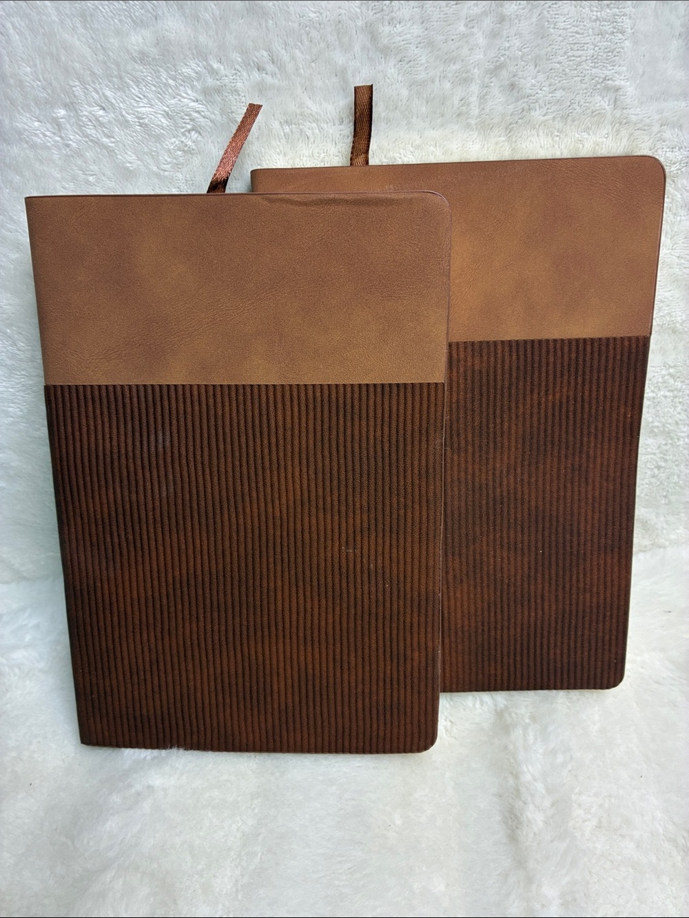 Brown Two-Tone Men’s Journal Cover Folio
